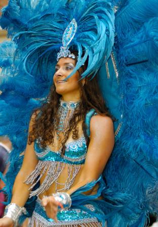 plumas, danza, mujer, azul Jeromaniac - Dreamstime
