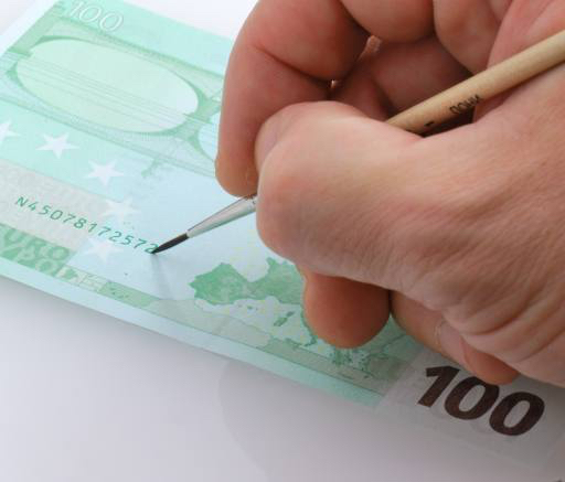 el hombre, el dinero, la mano, el euro, 100, verde Igor Sinitsyn (Igors)