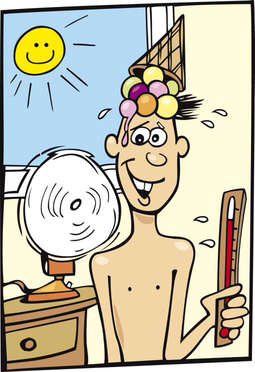 sol, hombre, persona, ventilador, ventana, termómetro, helado, desnuda Igor Zakowski (Izakowski)