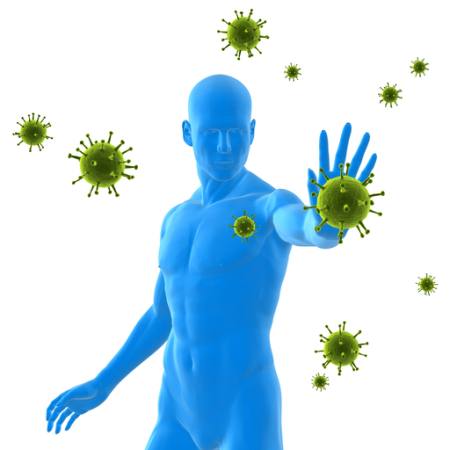 de virus, la inmunidad, azul, hombre, enfermos, bacterias, verde Sebastian Kaulitzki - Dreamstime