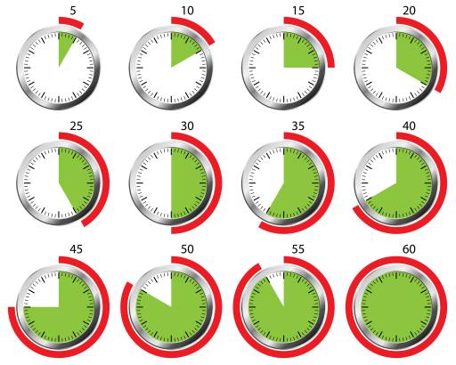 tiempo, reloj, segundo, segundo, verde, rojo, círculo Rasà Messina Francesca (Francy874)