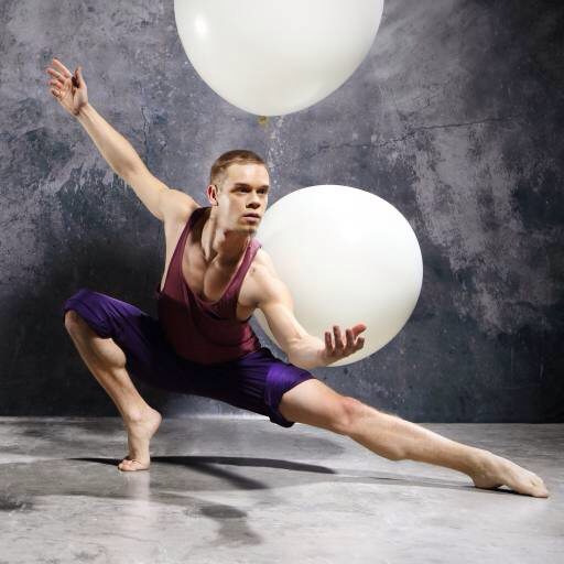 hombre, persona, globo, globos, danza, bailarín Robertprzybysz