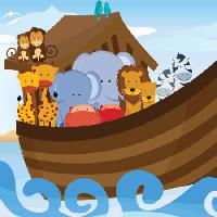Pixwords La imagen con barco, noah, agua, animales, mar Artisticco Llc - Dreamstime
