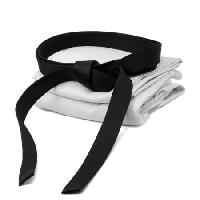 cinturón, negro, blanco, ropa, nodo Bela Tiberiu Attl - Dreamstime