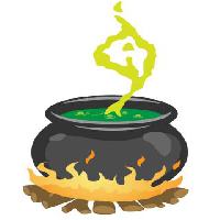Pixwords La imagen con la comida, el fuego, la olla, verde Wessam Eldeeb - Dreamstime