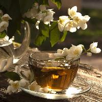 té, flor, flores, bebidas Lilun