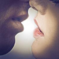 Pixwords La imagen con beso, mujer, boca, hombre, labios Bowie15 - Dreamstime