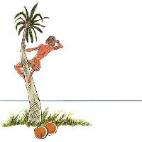 Pixwords La imagen con hombre, isla, trenzado, de coco, palmera, mirar, mar, océano Sylverarts - Dreamstime