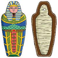 momia, muertos, ojos Dedmazay - Dreamstime