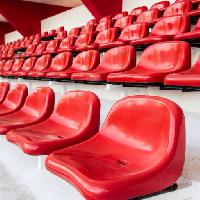 Pixwords La imagen con asientos, rojo, silla, sillas, estadio, banco Yodrawee Jongsaengtong (Yossie27)