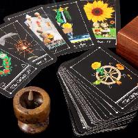 tarjetas, cubierta, juego, negro Creativefire